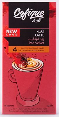 Cofique Latte Red Velvet 10 Sachets of 24gm (UAE Delivery Only)