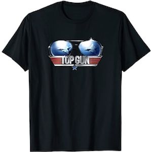 Inspired by Top Gun T-shirt Cartoon Manga Anime Classic Street Style T-shirt For Men's Women's Unisex Adults' Hot Stamping 100% Polyester Lightinthebox