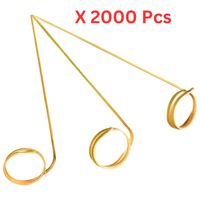 Hotpack 12 Cm Disposable Bamboo Ring Skewer 2000 Pieces - BRS12