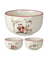 Homesmiths Bowl with Christmas Scenery Assorted 1 Piece