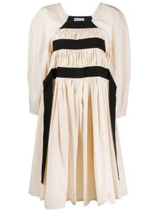 Molly Goddard Shickle Swan flared dress - NEUTRALS