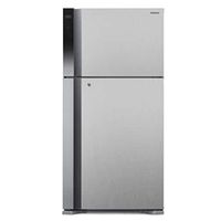 Hitachi 565L Gross Top Mount Double Door Refrigerator, Premium Silver - RV715PUK7KPSV