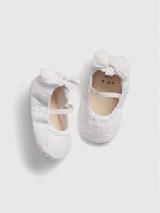 Baby Bow Eyelet Ballet Flats
