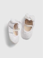 Baby Bow Eyelet Ballet Flats - thumbnail