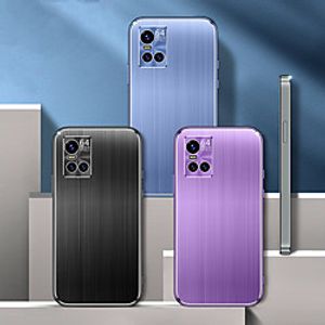 Phone Case For Vivo Back Cover vivo S6 VIVO S7 VIVO S9 VIVO S9E VIVO S10 VIVO S10 Pro Shockproof Dustproof Solid Colored Metal Lightinthebox