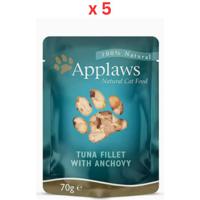 Applaws Cat Tuna with Anchovy Wet Food Jelly pouch 70g (UAE Delivery Only) (Pack Of 5)