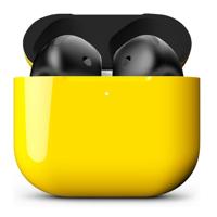 Merlin Craft Customized Apple Airpods 4 Dual Yellow