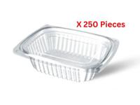 Hotpack plastic Clear Container With Lids 250 Pieces - C4HP