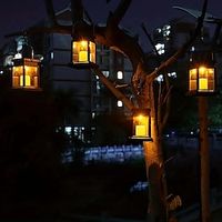 1pc Candle Lanterns Solar Hanging Lights, Christmas Gifts, Garden LED Solar Lights, Holiday Garden Night Lights, Outdoor Solar Lights Decorations Lightinthebox - thumbnail