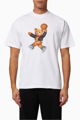Jumpbear Box T-shirt in Cotton