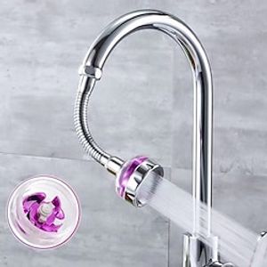 360 Degree Turbo Rotation Faucet Pressurize Kitchen Sink Tap Filter Bubble Splash Proof Water Saving Shower Nozzle Tap Connector Lightinthebox