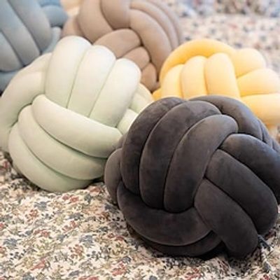Knot Pillows Floor Pillows Colorful Warm Waist Soft Cushion Backrest for Chair Sofa Bed Bench Couch Livingroom miniinthebox Knot Pillows Floor Pillows Colorful Warm Waist Soft Cushion Backrest for Chair Sofa Bed Bench Couch Livingroom miniinthebox