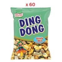 Ding Dong Snack Mix With Chips & Curls, Green, 100 Gm Pack Of 60 (UAE Delivery Only)