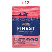 Fish 4 Dogs Finest Salmon Mousse Wet Dog Food 100g Pack Of 12