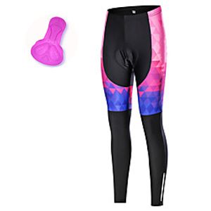 21Grams Women's Cycling Tights Winter Spandex Bike Tights Fleece Lining Moisture Wicking Sports Black  Pink Mountain Bike MTB Road Bike Cycling Clothing Apparel Bike Wear  Stretchy  Athleisure Lightinthebox