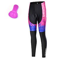 21Grams Women's Cycling Tights Winter Spandex Bike Tights Fleece Lining Moisture Wicking Sports Black  Pink Mountain Bike MTB Road Bike Cycling Clothing Apparel Bike Wear  Stretchy  Athleisure Lightinthebox - thumbnail