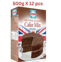 Green's Chocolate Cake Mix (Pack Of 2 X 6 X 500g)