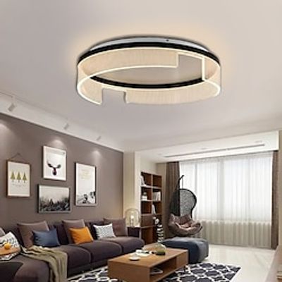 LED Pendant Light Circle Design 4050cm Acrylic Modern Simple Fashion Hanging Light with Remote Control for Study Room Office Dinning Room Lighting Fixture 110-240V Lightinthebox