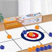 Table Ice Hockey Pot Curling Ball Bowling Ball Mini Portable Family Parent-child Interactive Desktop Game National Day Lightinthebox - thumbnail