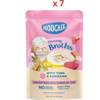 Moochie Creamy Broth With Tuna & Kanikama 40G Pouch (Pack Of 7)