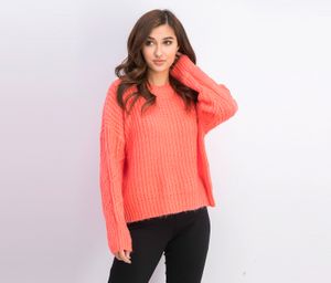 Womens Pullover Sweater  Pink