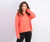 Womens Pullover Sweater  Pink - thumbnail