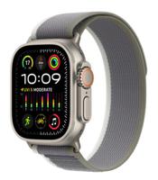 Apple Watch Ultra 2, 49mm, GPS + Cellular, Titanium Case with Green Grey Trail Loop