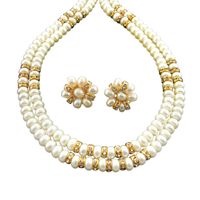 Sri Jagdamba Pearls Caramel Pearl Necklace