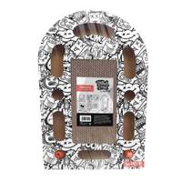 M-Pets Freestyle Cat Scratcher Black & White