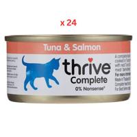 Thrive Complete Cat Tuna & Salmon Wet Food -24x75gm