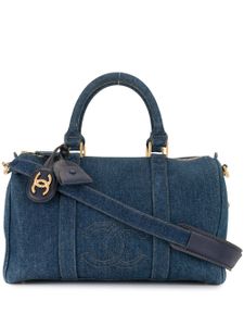 Chanel Pre-Owned 1997 CC holdall - Blue