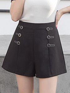 Fashion high waist wide leg shorts