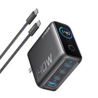 Anker Laptop Charger 140W, 4-Port, PD 3.1 with USB-C Cable - Dark Gray (ANK-B2697KZ1)