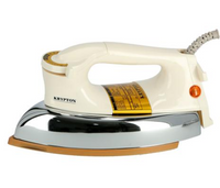 Krypton Automatic Dry Iron with Temperature Control White, - KNDI6032