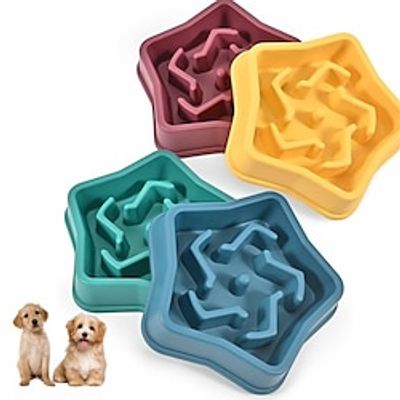 Slow Feeder Non Slip Dog Bowl Fun Puzzle Feeding Bowls Eco-Friendly Non-Toxic Preventing Choking Healthy Design Pet Eat Feeders Stop Bloat for Fast Eaters Lightinthebox Slow Feeder Non Slip Dog Bowl Fun Puzzle Feeding Bowls Eco-Friendly Non-Toxic Preventing Choking Healthy Design Pet Eat Feeders Stop Bloat for Fast Eaters Lightinthebox