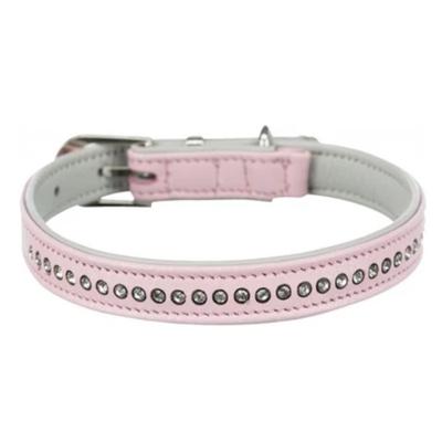 Trixie Active Comfort Collar With Rhine Stones For Dogs - Pink XS-S