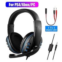 iMosi Over-ear Headphone Over Ear 3.5mm Audio Jack PS4 PS5 XBOX Ergonomic Design Stereo Built-in Mic for Apple Samsung Huawei Xiaomi MI Everyday Use Office Business PlayStation Xbox PC Computer Lightinthebox - thumbnail