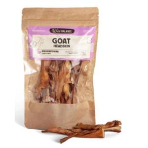 Wild Balance Natural Snack Goat Headskin For Dogs - 60G