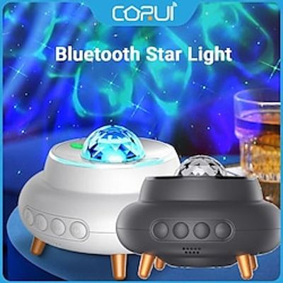 Starry Sky Projector Led Night Light Bluetooth Water Wave Star Music Desk Atmosphere Lamp For Bedroom Children Gift Lightinthebox Starry Sky Projector Led Night Light Bluetooth Water Wave Star Music Desk Atmosphere Lamp For Bedroom Children Gift Lightinthebox