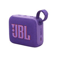 JBL Go 4 | Ultra-portable JBL Pro Sound with punchier bass | Up to 7 hours playtime | Waterproof and dustproof | Purple