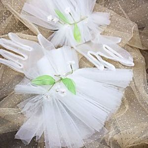 Mesh Wrist Length Glove Stylish  Artistic Style With Appliques  Rattan Lightinthebox