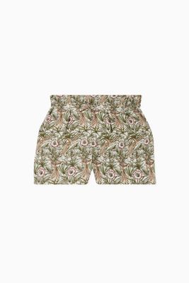 Jungle Print Flowing Shorts Jungle Print Flowing Shorts