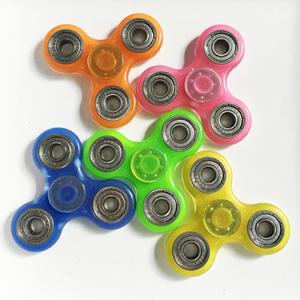 Luminous Hand Spinner Fingertip Fluorescence Gyroscope Children Adult Fidget Funny Focus Toys