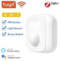 Secure Your Home with Adaprox Motion Sensor Alarm - WiFiZigBee Compatible  Smart Life App Control Lightinthebox - thumbnail