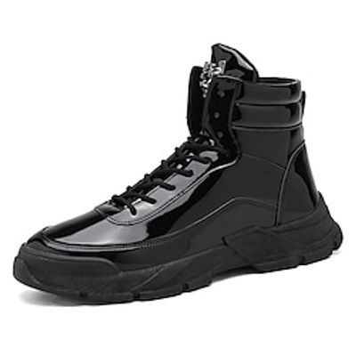 Men's Boots Casual Classic Daily Office  Career PU Booties  Ankle Boots Black Grey Black Winter Fall Lightinthebox