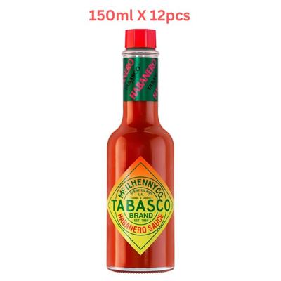Tabasco Habanero Sauce 150Ml (Pack of 12)
