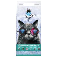 Nutrapet Diamondzzz Clumping Cat Litter Silica Gel Unscented - 2.7Kg