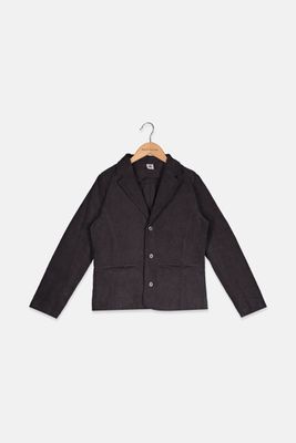 Girls Corduroy Long-sleeve Blazer Graphite Girls Corduroy Long-sleeve Blazer Graphite