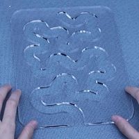1pcs Acrylic Free Motion Quilting Essential Template, Sewing Machine Quilting Ruler, Quilting Supplies miniinthebox