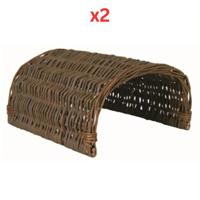 Trixie Wicker Bridge For Small Pets Brown 24X13X25cm (Pack of 2)
